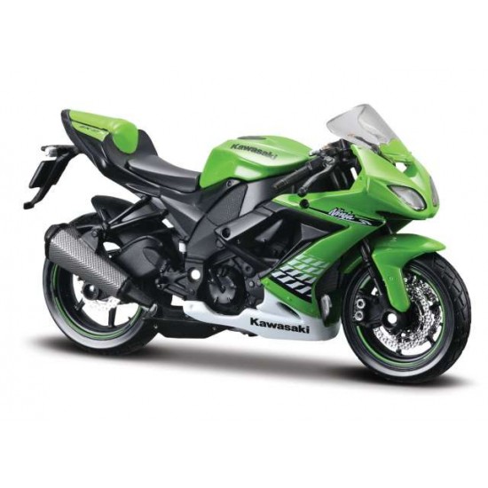 Machetă moto Maisto [1:18] - Kawasaki Ninja ZX-10R - Green